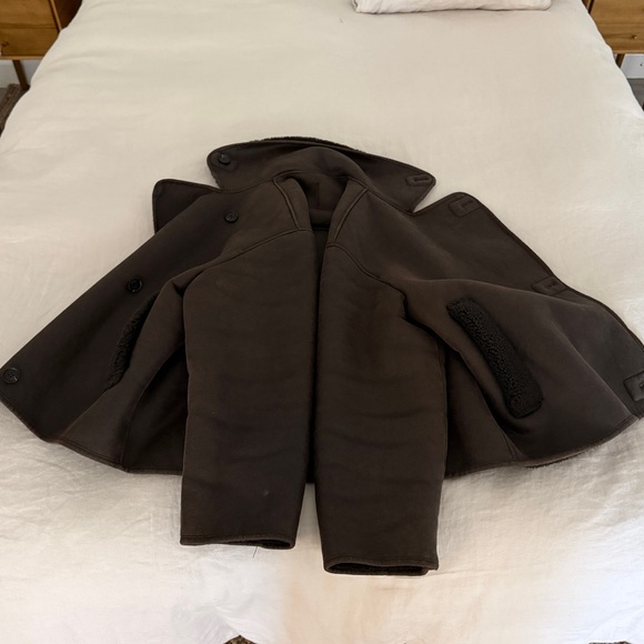 Zara Relaxed Double Faced Faux Shearling Jacket XS - Picture 3 of 10